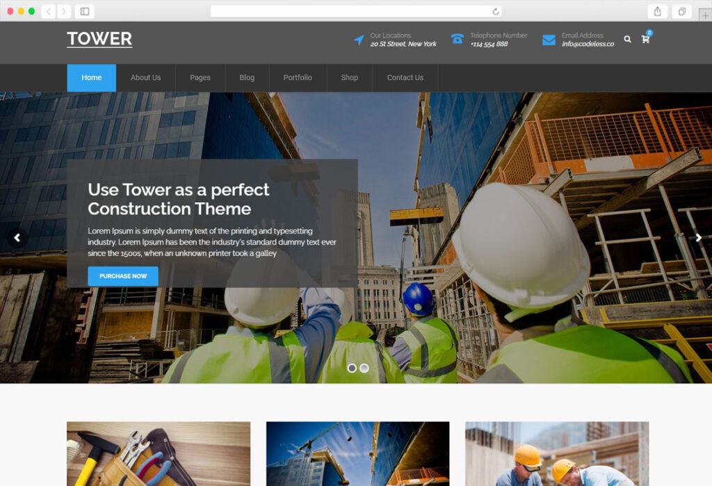 Construction WordPress Themes